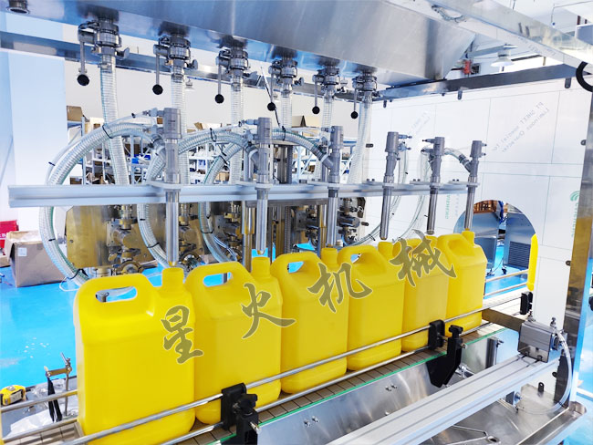 5-10升壶装化工液体定量灌装机